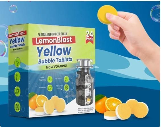 LemonBlast Yellow Bubble Tablets (Super Pack of 24pc)